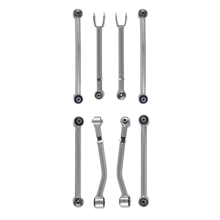 Rubicon Express RE3821 Control Arm Kit Super-Flex Series Adjustable Uppers and Fixed Lowers Jeep Wrangler JK Rubicon Express - Truck Part Superstore