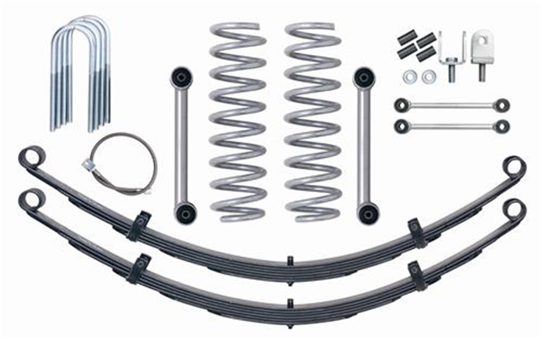 Rubicon Express RE6025 XJ Lift Kit 3.5 Inch Super Ride W/Full Leaf Springs 84-01 Cherokee XJ Rubicon Express - Truck Part Superstore