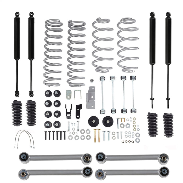 Rubicon Express RE7003T TJ Lift Kit 3.5 Inch Super Flex W/Twin Tube Shocks 97-06 Wrangler TJ Rubicon Express - Truck Part Superstore