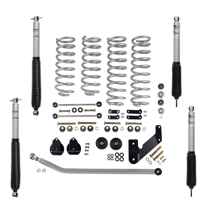 Rubicon Express RE7122M JK Lift Kit Standard 3.5 Inch W/Mono Tube Shocks 07-18 Jeep Wrangler JK 2 Dr Rubicon Express - Truck Part Superstore
