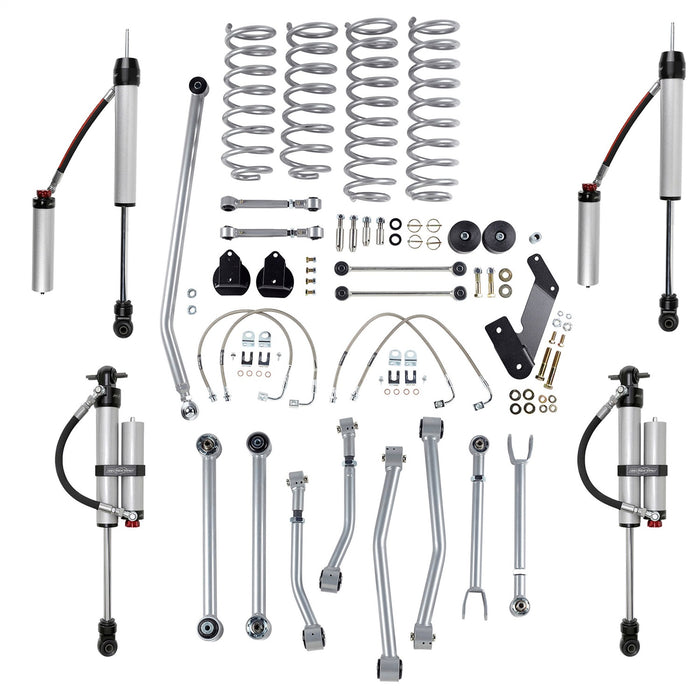 Rubicon Express RE7123MR 3.5 Inch Super-Flex Short Arm Lift Kit with Monotube Reservoir Shocks Jeep JK 2 Door Rubicon Express - Truck Part Superstore