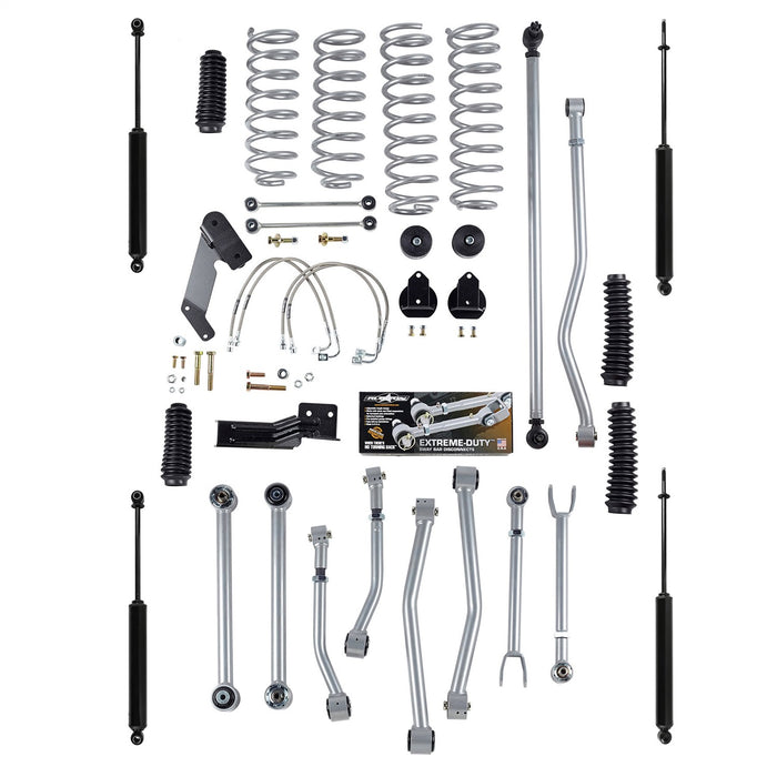Rubicon Express RE7124T 4.5 Inch Short Arm Lift Kit Super-Flex W/Twin Tube Shocks 07-18 Jeep Wrangler JK Rubicon Express - Truck Part Superstore