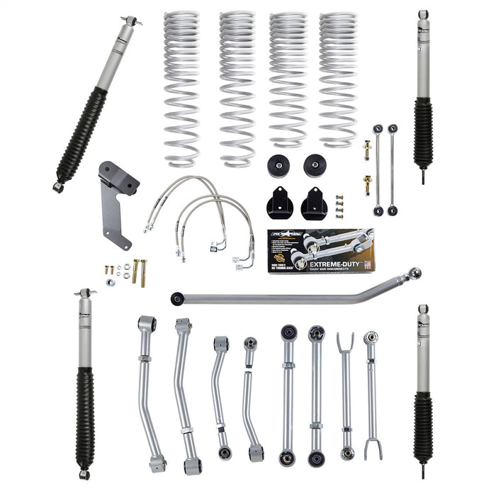 Rubicon Express RE7127PM 3.5 Inch Super-Flex Progressive Coil Kit with Monotube Shocks Jeep Cherokee XJ Rubicon Express - Truck Part Superstore