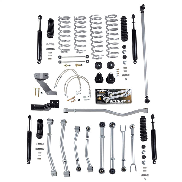 Rubicon Express RE7128T JK Lift Kit Super Flex 4 Inch W/Twin Tube Shocks 07-18 Jeep Wrangler JK 2 Dr Rubicon Express - Truck Part Superstore