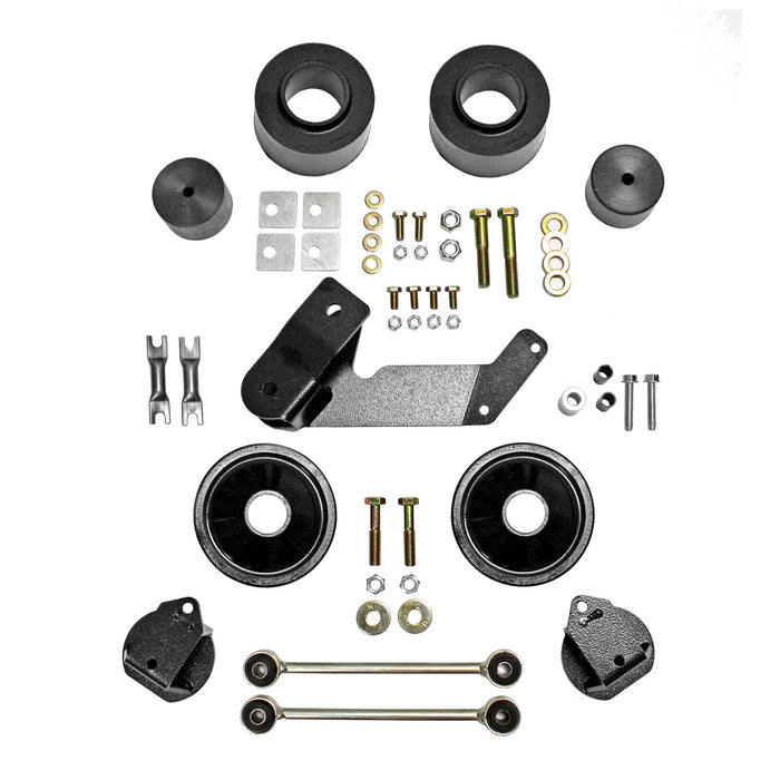 Rubicon Express RE7133 JK Spacer Lift Systems 2.5 Inch No Shocks 07-18 Jeep Wrangler JKU 4 Dr Rubicon Express - Truck Part Superstore