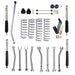 Rubicon Express RE7140M 2.5 Inch Super-Flex Suspension System with Monotube Shocks Rubicon Express - Truck Part Superstore