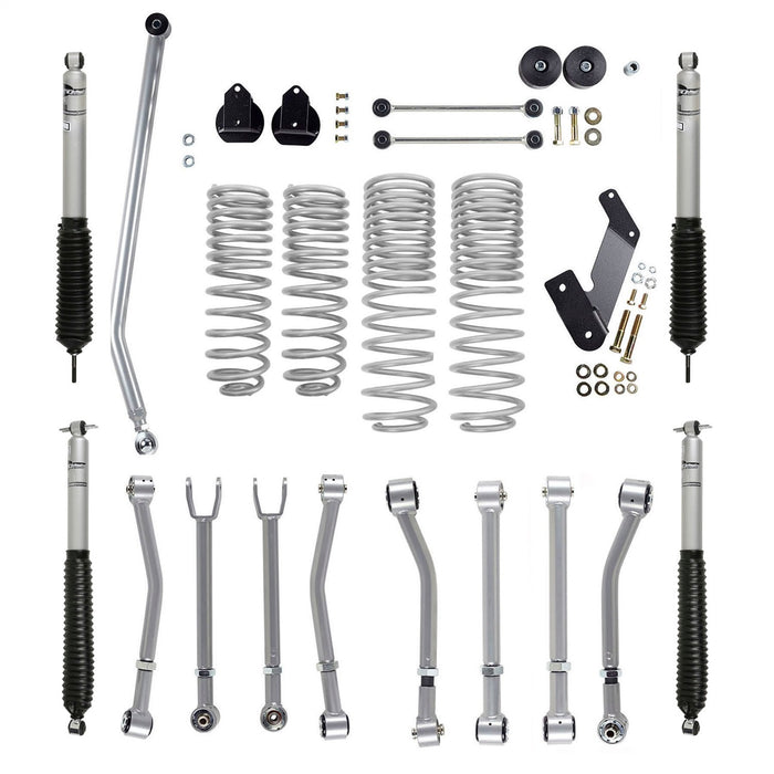 Rubicon Express RE7140PM 2.5 Inch Super-Flex Kit with Monotube Shocks Jeep JK 4 Door Rubicon Express - Truck Part Superstore