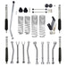 Rubicon Express RE7140PM 2.5 Inch Super-Flex Kit with Monotube Shocks Jeep JK 4 Door Rubicon Express - Truck Part Superstore