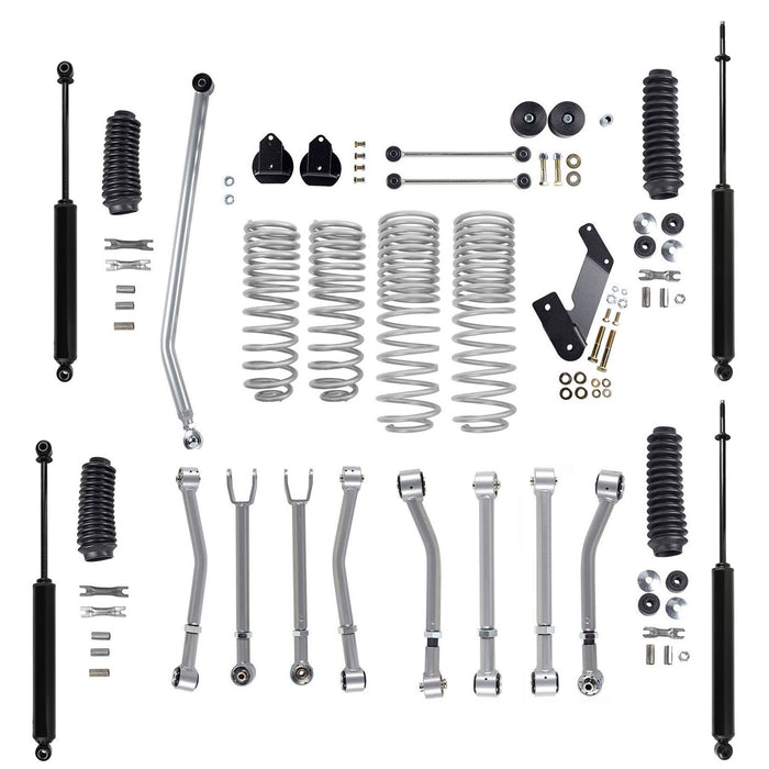 Rubicon Express RE7140PT 2.5 Inch Super-Flex Kit with Twin Tube Shocks Jeep JK 4 Door Rubicon Express - Truck Part Superstore