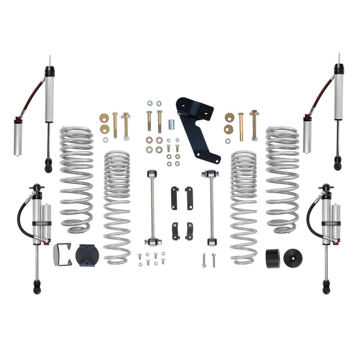 Rubicon Express RE7141PMR 2.5 Inch Standard Lift Kit with Monotube Reservoir Shocks 07-18 Jeep Wrangler JK 4 Door Rubicon Express - Truck Part Superstore