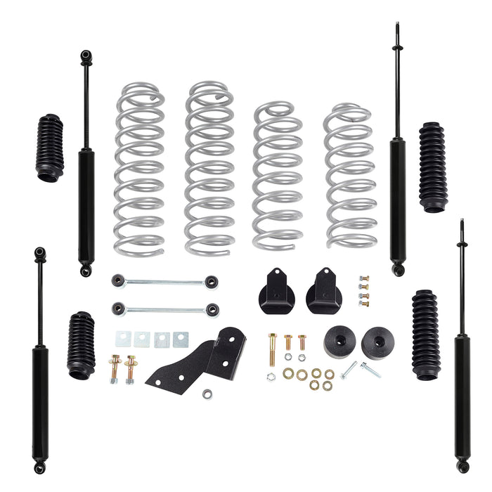 Rubicon Express RE7141T JK Lift Kit 2.5 Inch W/Twin Tube Shocks 07-18 Jeep Wrangler JKU 4 Dr Rubicon Express - Truck Part Superstore