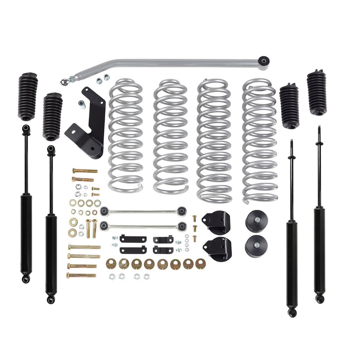 Rubicon Express RE7142T JK Lift Kit 3.5 Inch Standard W/Twin Tube Shocks 07-18 Jeep Wrangler JKU 4 Dr Rubicon Express - Truck Part Superstore