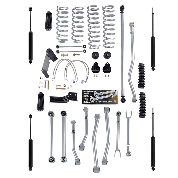 Rubicon Express RE7144T JK Lift Kit Super Flex 4.5 Inch W/Shocks 07-18 Jeep Wrangler JKU 4 Dr Rubicon Express - Truck Part Superstore