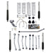 Rubicon Express RE7147M JK Lift Kit Super Flex 3.5 Inch W/ Mono Tube Shocks 07-18 Jeep Wrangler JKU 4 Dr Rubicon Express - Truck Part Superstore