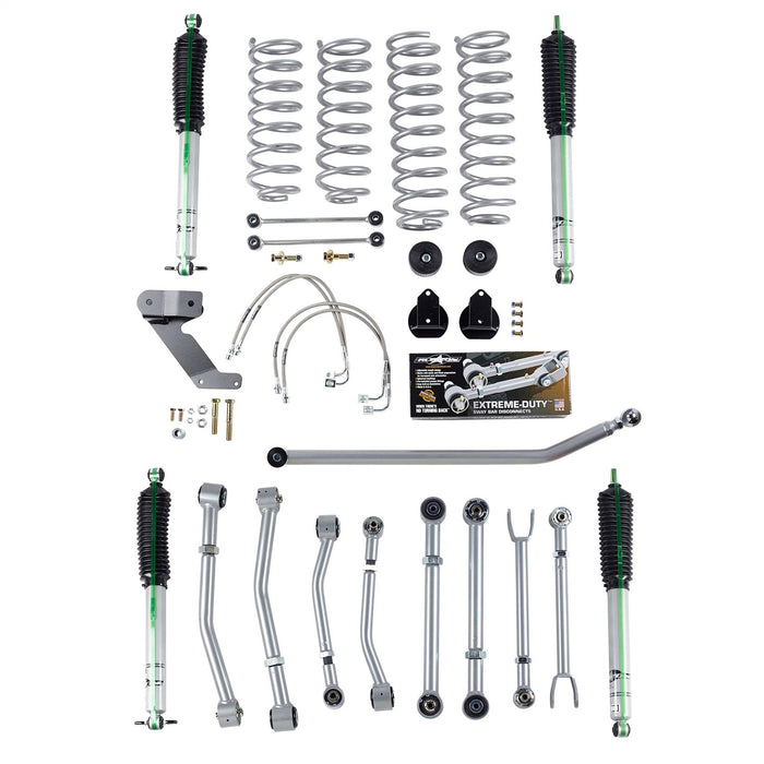 Rubicon Express RE7147M JK Lift Kit Super Flex 3.5 Inch W/ Mono Tube Shocks 07-18 Jeep Wrangler JKU 4 Dr Rubicon Express - Truck Part Superstore