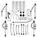 Rubicon Express RE7147MR 3.5 Inch Sport Progressive Coil Kit with Monotube Reservoir Shocks Jeep JK 4 Door Rubicon Express - Truck Part Superstore