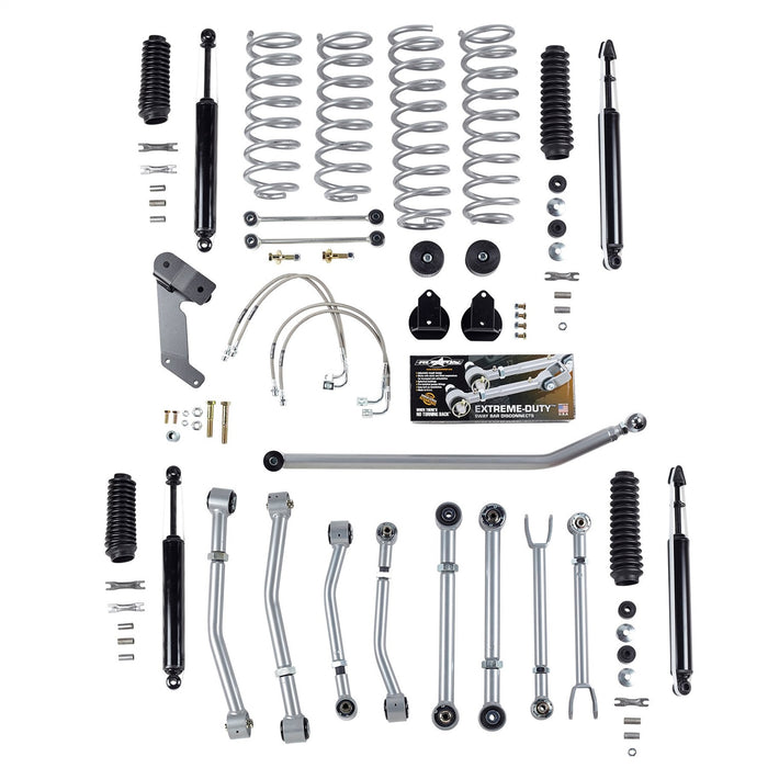 Rubicon Express RE7147T JK Lift Kit Super Flex 3.5 Inch W/Twin Tube Shocks 07-18 Jeep Wrangler JKU 4 Dr Rubicon Express - Truck Part Superstore