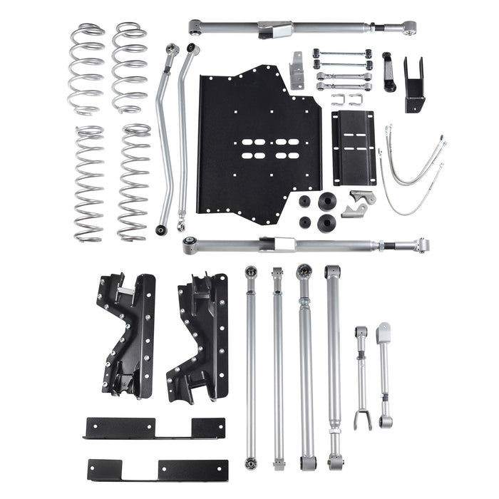Rubicon Express RE7204 4.5 Inch TJ Lift Kit Extreme Duty Long Arm System No Shocks 97-02 Wrangler TJ Rubicon Express - Truck Part Superstore