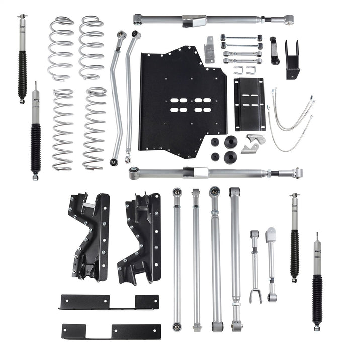 Rubicon Express RE7204M 4.5 Inch TJ Lift Kit Extreme Duty Long Arm System W/Mono Tube Shocks 97-02 Wrangler TJ Rubicon Express - Truck Part Superstore