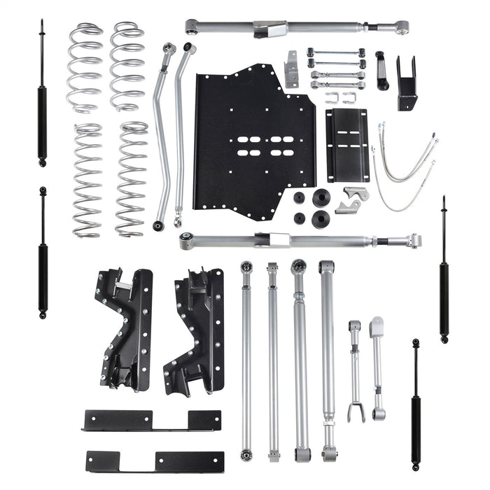 Rubicon Express RE7204T 4.5 Inch TJ Lift Kit Extreme Duty Long Arm System W/Twin Tube Shocks 97-02 Wrangler TJ Rubicon Express - Truck Part Superstore