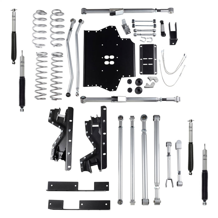 Rubicon Express RE7214M 4.5 Inch TJ Lift Kit Extreme Duty Long Arm System W/Mono Tube Shocks 03-06 Wrangler TJ Rubicon Express - Truck Part Superstore