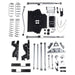 Rubicon Express RE7514 4.5 Inch TJ Tri Link Long Arm No Shocks 03-06 Wrangler TJ Rubicon Express - Truck Part Superstore