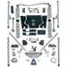 Rubicon Express RE7524 4.5 Inch TJ Tri Link Long Arm No Shocks 04-06 Wrangler TJ Rubicon Express - Truck Part Superstore