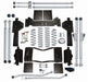 Rubicon Express RE8300 4.5 Inch ZJ Long Arm Lift Kit 93-98 Grand Cherokee ZJ Extreme Duty Lift Kit Rubicon Express - Truck Part Superstore