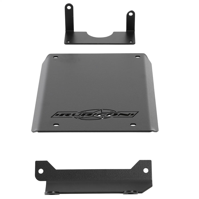 Rubicon Express REA1019 JK Manual Transmission Skid Plate 12-Pres Jeep Wrangler JK/JKU Black Powdercoat Rubicon Express - Truck Part Superstore