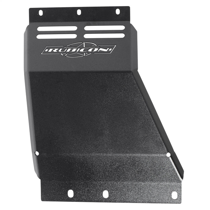 Rubicon Express REA1021 Transmission Skid Plate; Black Powder Coat; 3/16 in. Steel; - Truck Part Superstore