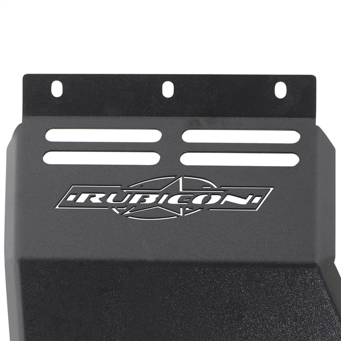 Rubicon Express REA1021 Transmission Skid Plate; Black Powder Coat; 3/16 in. Steel; - Truck Part Superstore