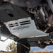 Rubicon Express REA1021 Transmission Skid Plate; Black Powder Coat; 3/16 in. Steel; - Truck Part Superstore