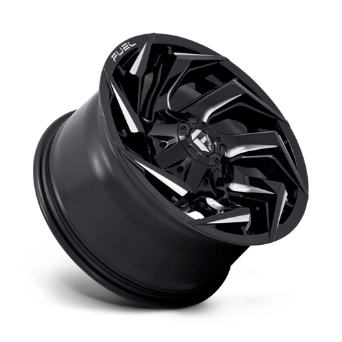 Fuel 1PC D75320902657 D753 20X9 5X4.5/5.0 GL-BLK-MIL 20MM - Truck Part Superstore