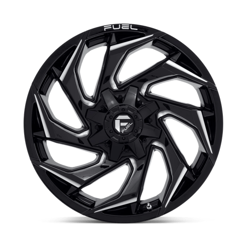 Fuel 1PC D75320901757 D753 20X9 8X170 GL-BLK-MIL 20MM - Truck Part Superstore