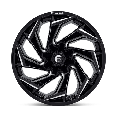 Fuel 1PC D75322201847 D753 22X12 8X180 GL-BLK-MIL -44MM - Truck Part Superstore