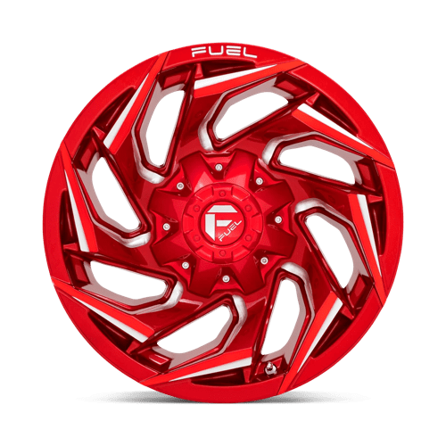 Fuel 1PC D75415808537 D754 15X8 5X5.5 GL-RED-MIL -18MM - Truck Part Superstore