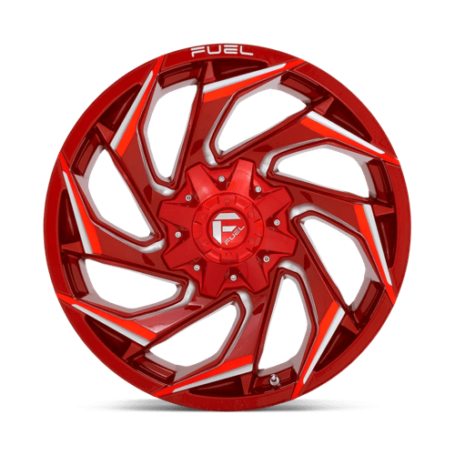 Fuel 1PC D75420901757 D754 20X9 8X170 GL-RED-MIL 20MM - Truck Part Superstore