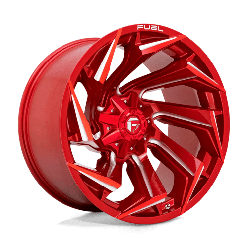 Fuel 1PC D75422201847 D754 22X12 8X180 GL-RED-MIL -44MM - Truck Part Superstore