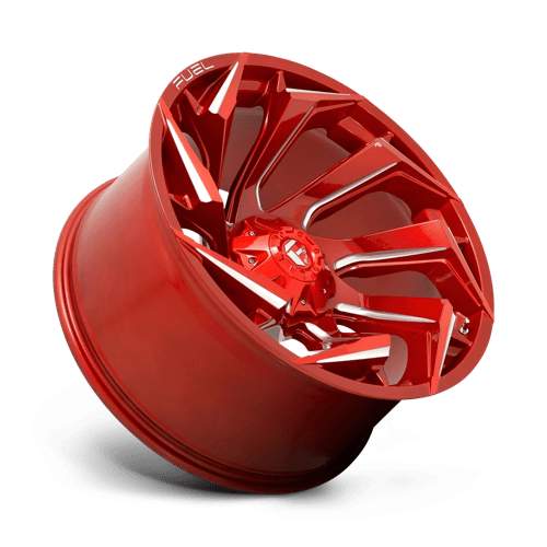 Fuel 1PC D75424205747 D754 24X12 5X5.0/5.5 GL-RED-MIL -44MM - Truck Part Superstore