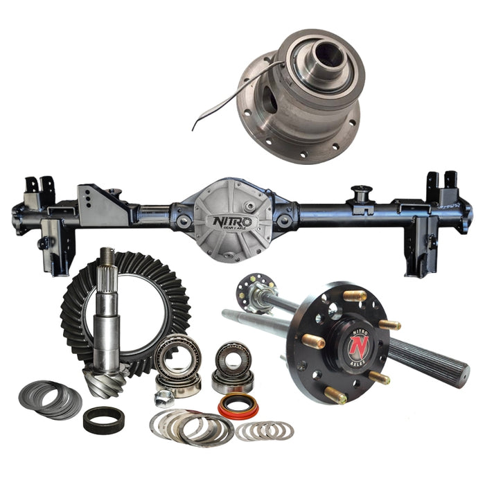 Nitro Gear & Axle REBD44JK-410EL30 Dana 44 JK Rear Axle Assembly 4.10 Gears 30 Spline Nitro Gear and Axle - Truck Part Superstore