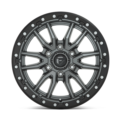 Fuel 1PC D68018907545 D680 18X9 5X5.0 MT-GNMTL-BBR -12MM - Truck Part Superstore