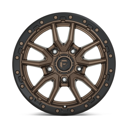Fuel 1PC D68117907545 D681 17X9 5X5.0 MT-BRNZ-BBR -12MM - Truck Part Superstore