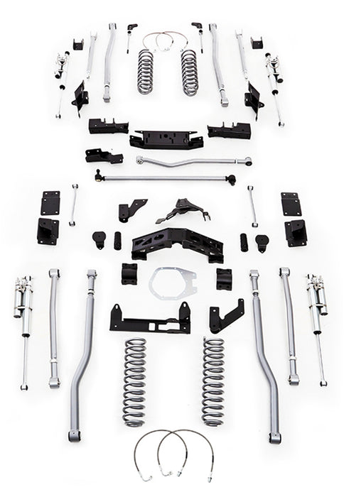 Rubicon Express JK4345R 5.5 Inch JK Extreme Duty 4 Link Long Arm System 07-18 Jeep Wrangler JK Rubicon Express - Truck Part Superstore
