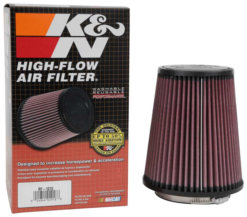 K&N RF-1015 Universal Clamp-On Air Filter - Truck Part Superstore