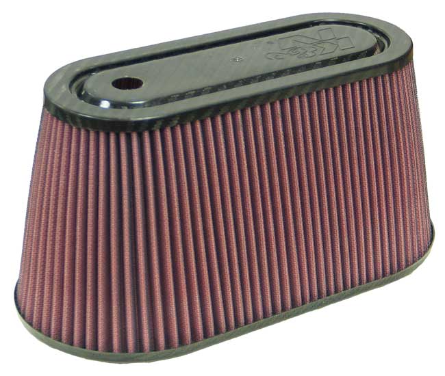 K&N RF-1038 Universal Air Filter - Carbon Fiber Top - Truck Part Superstore