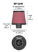 K&N RF-1047 Universal Clamp-On Air Filter - Truck Part Superstore