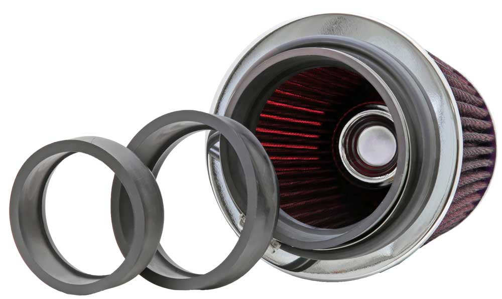 K&N RG-1001RD Universal Clamp-On Air Filter - Truck Part Superstore