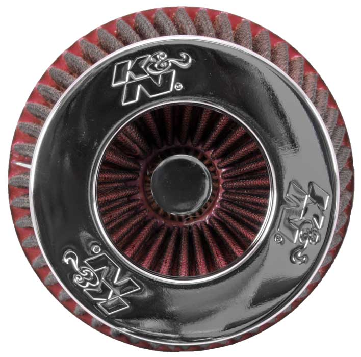 K&N RG-1001RD Universal Clamp-On Air Filter - Truck Part Superstore