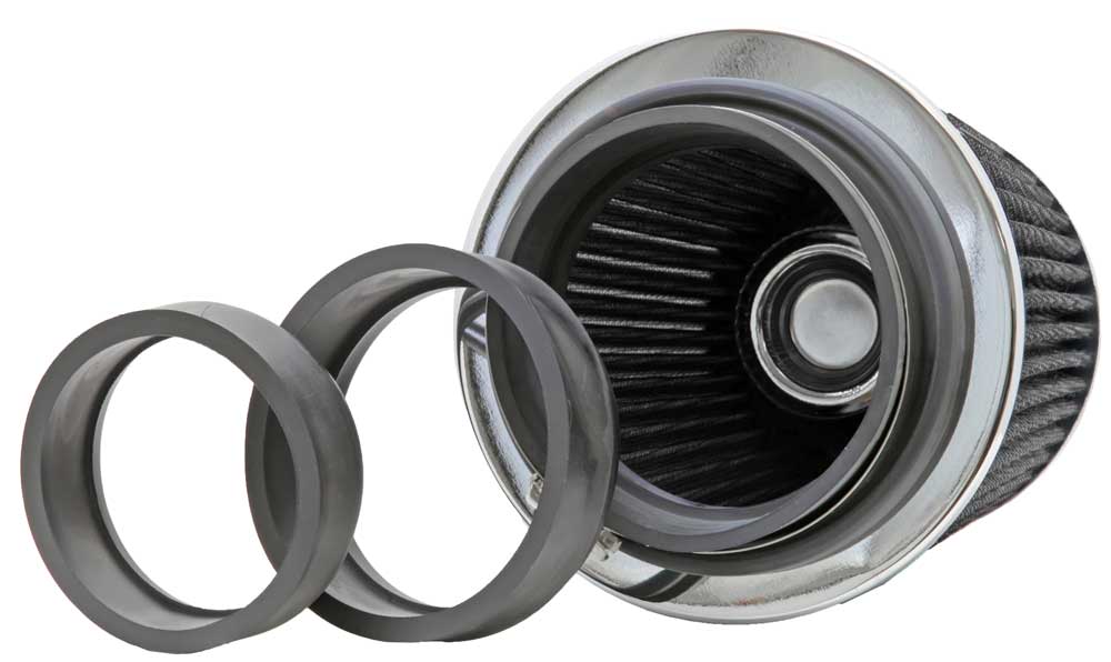 K&N RG-1001WT Universal Clamp-On Air Filter - Truck Part Superstore