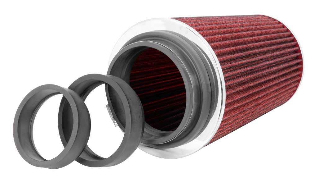K&N RG-1002RD Universal Clamp-On Air Filter - Truck Part Superstore